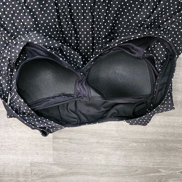 Miraclesuit Pin Point Marais One Piece Swimsuit Size 18 - Picture 8 of 12